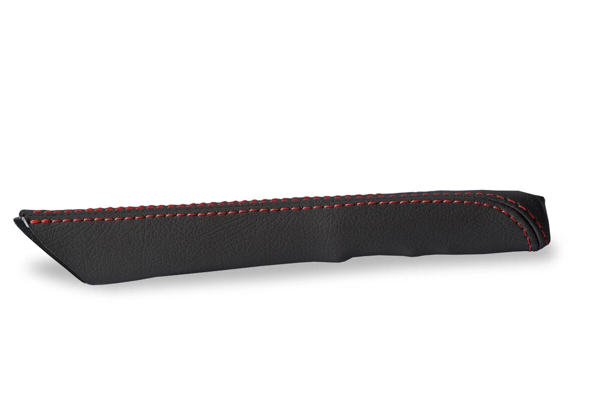 E Brake Boot Cover for BMW E24 (1976–1990) Red Stitch PVC Leather