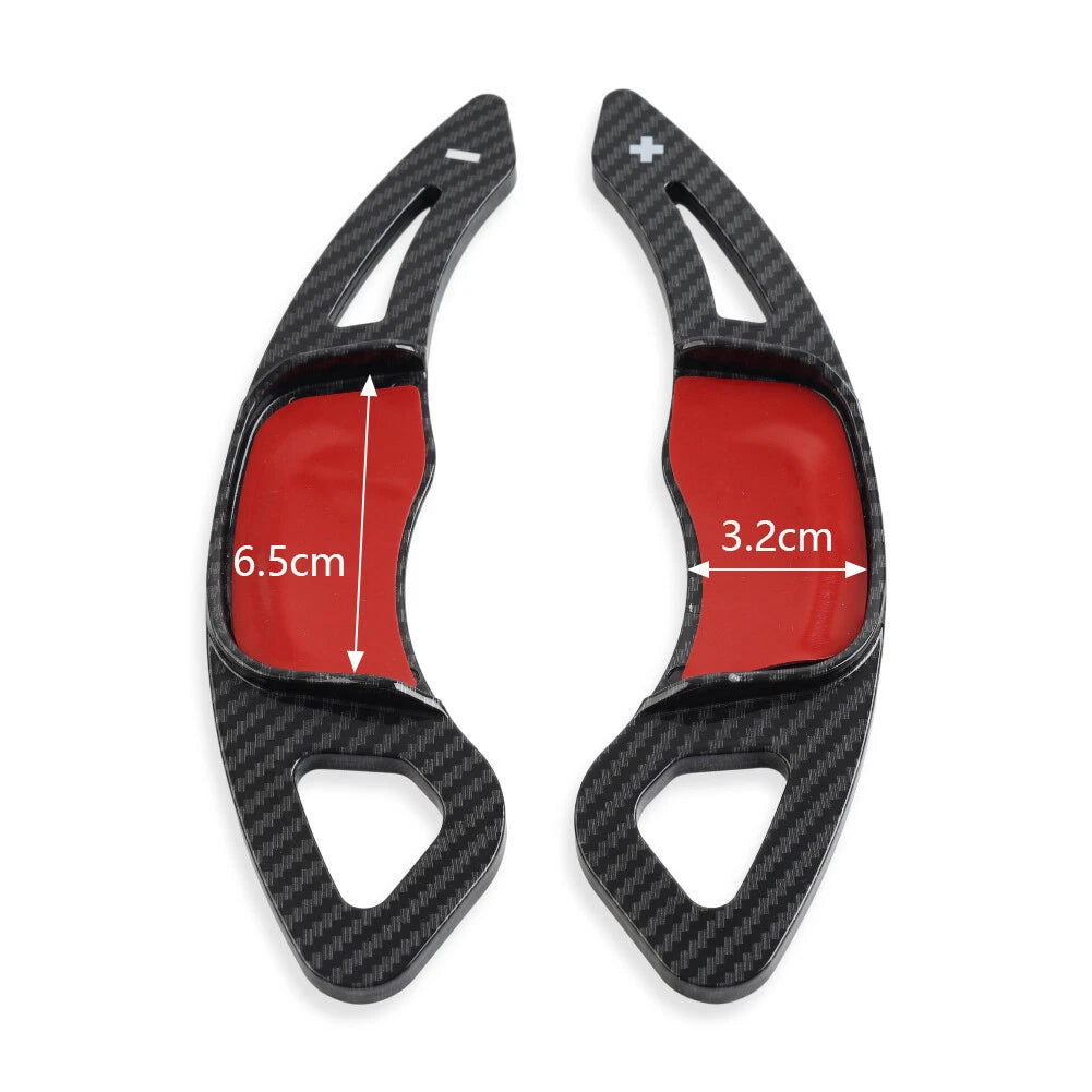 Carbon Fiber Paddle Shifter Extensions for VW Golf 7, Polo, Lamando (2013–2021)
