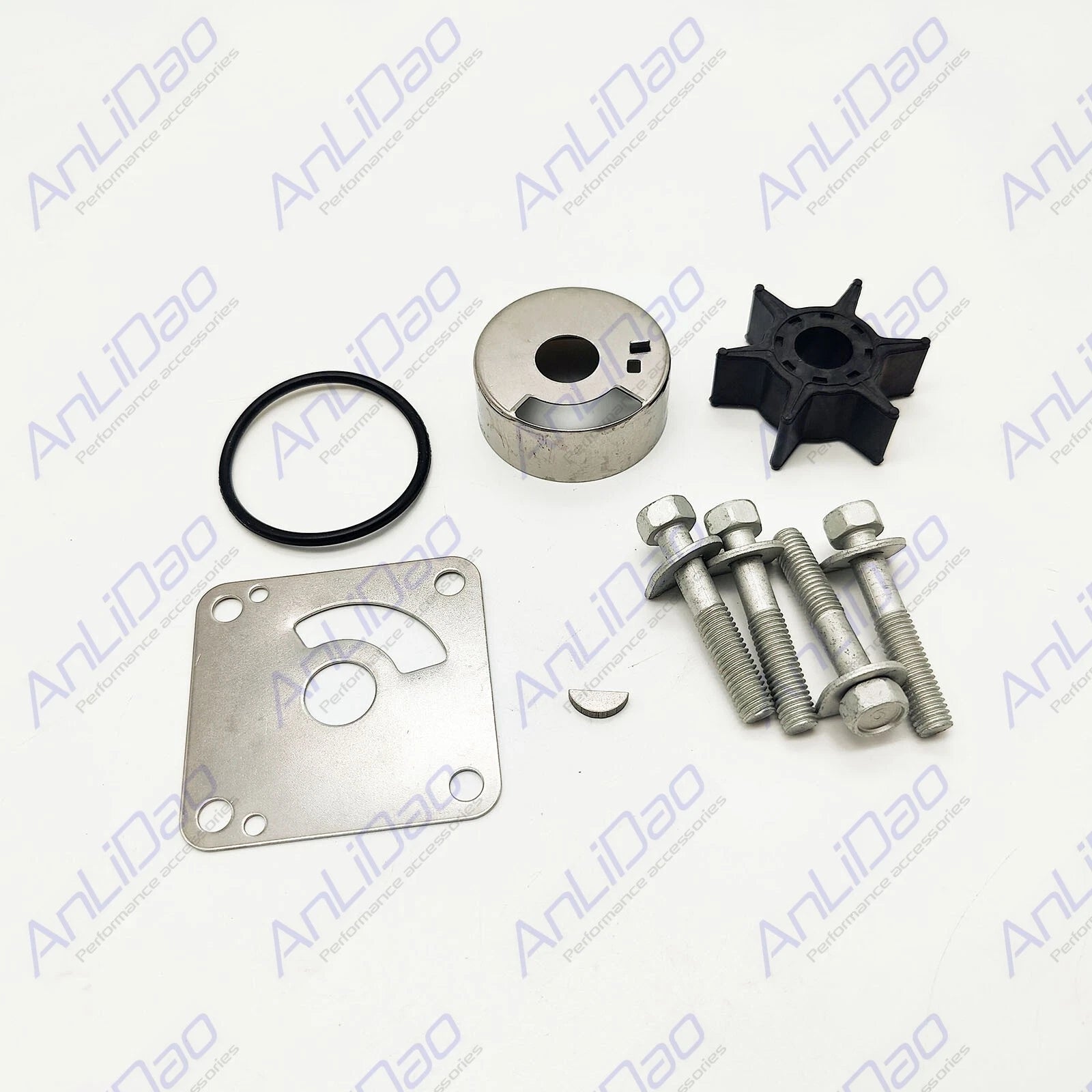 Water Pump Impeller Repair Kit for Yamaha Outboard 20 25HP (6L2-W0078-00)