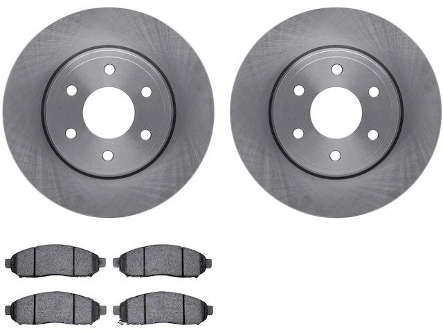 Front Brake Pad and Rotor Kit for Suzuki Equator (2009–2012) WC419BD