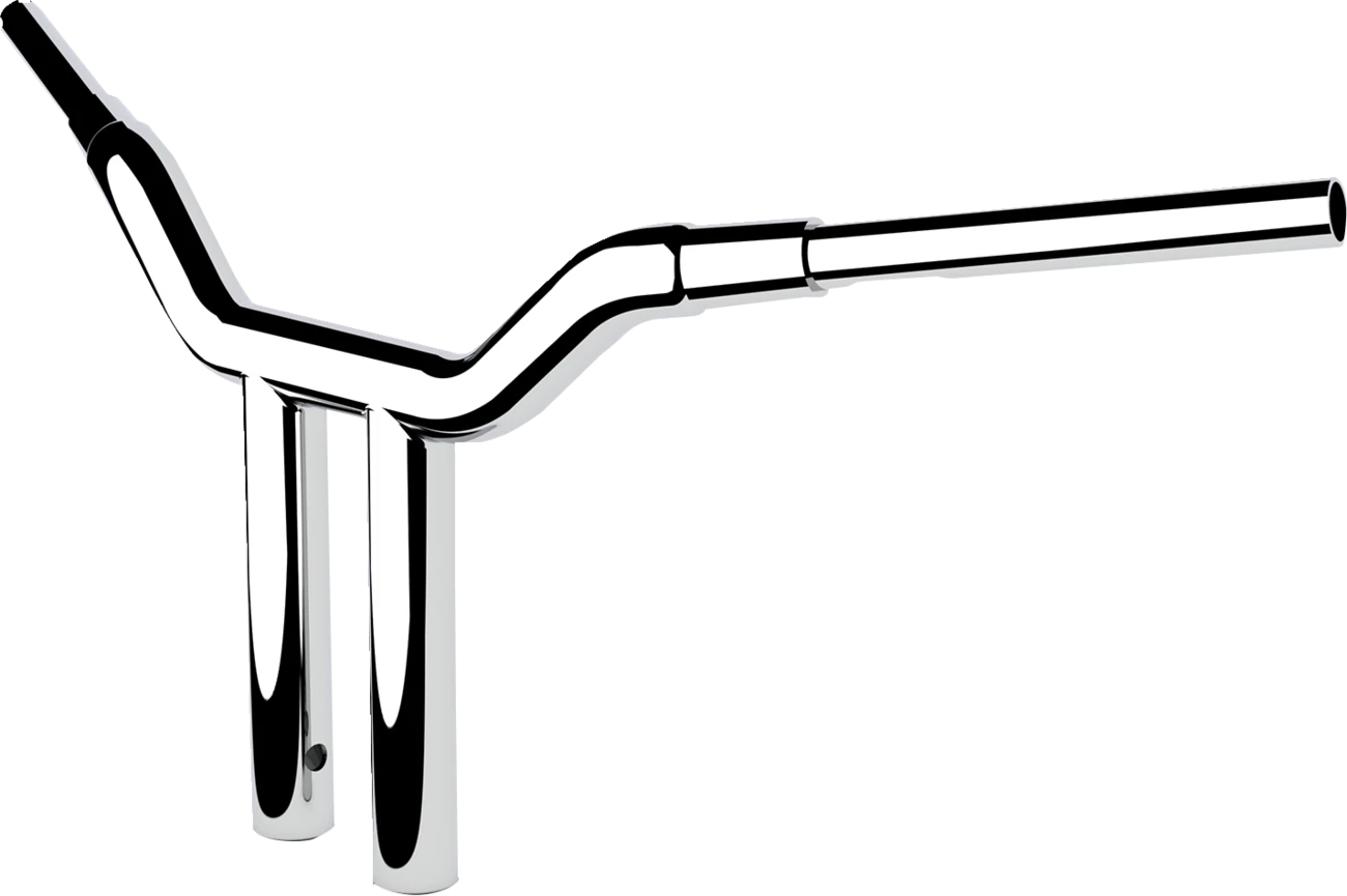 One-Piece Kage Fighter Handlebar for LA Choppers (12" x 1-1/2", Chrome) LA-7343-12