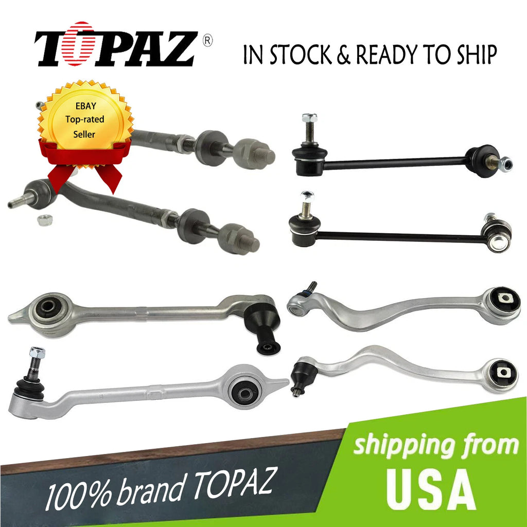 Set of 8 Control Arms for BMW E39 528i 530i 525i (1997–2003)