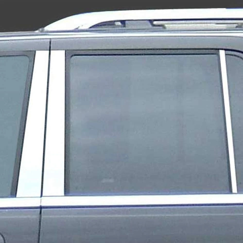 Luxury FX Chrome Pillar Post Set 6pc for Lincoln Navigator (1998–2014)