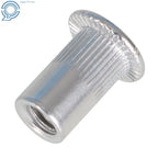 100 Pack of Aluminum Flange Nutserts for Universal Applications