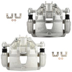 Set of 2 Front Brake Calipers for Dodge Attitude, Hyundai Accent