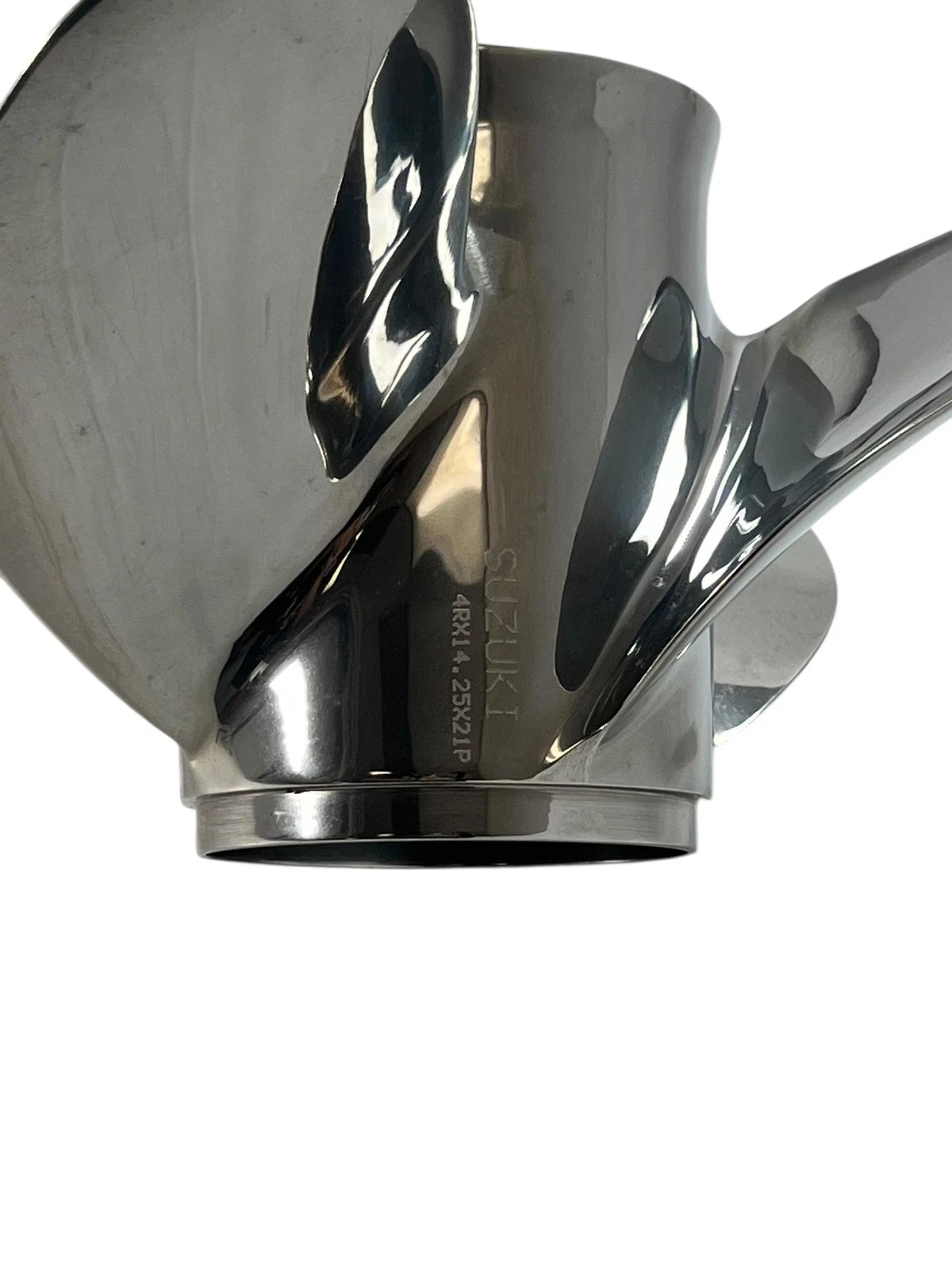Set of 4 Stainless Steel Propellers for Suzuki Marine (990C0-00620-21P)