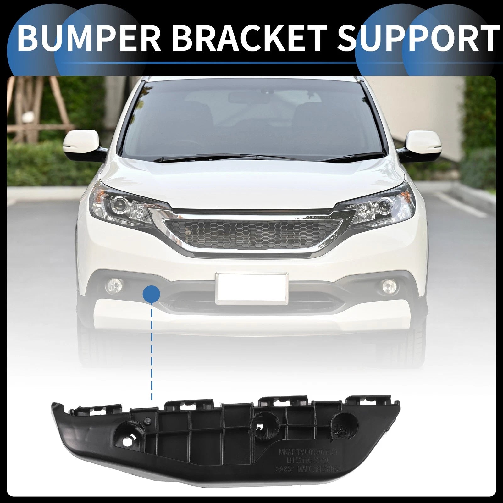 1 Pc Left Front Bumper Support Bracket No. 5211602120 for Toyota Matrix (2009–2014)