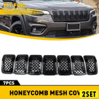 Front Mesh Grille Inserts for Jeep Cherokee (Fits 6AZ88XS9AB)