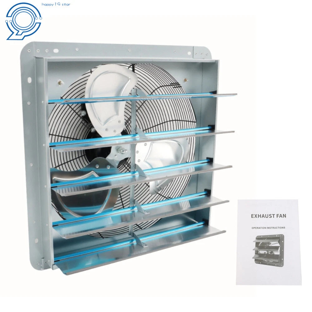 20 Inch Wall Mounted Exhaust Fan for Greenhouse Garage