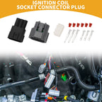 3 Pin Ignition Coil Socket Connector Plug for Nissan 