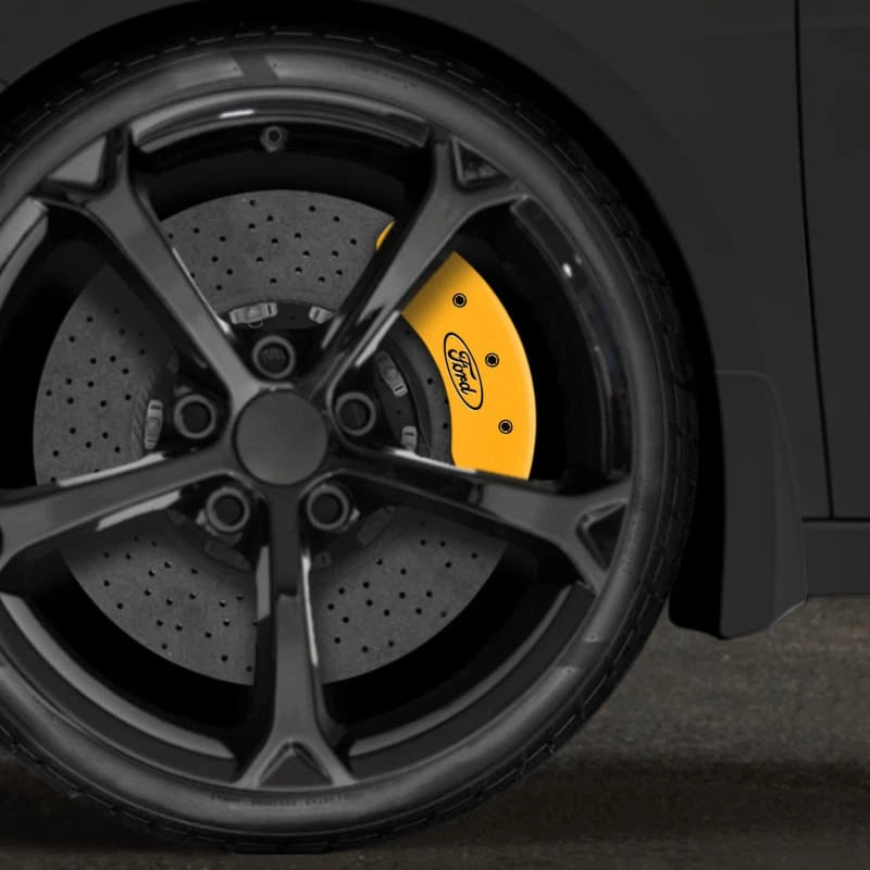 Yellow Caliper Covers for 2000-2001 Ford Falcon AU Australian Car by MGP