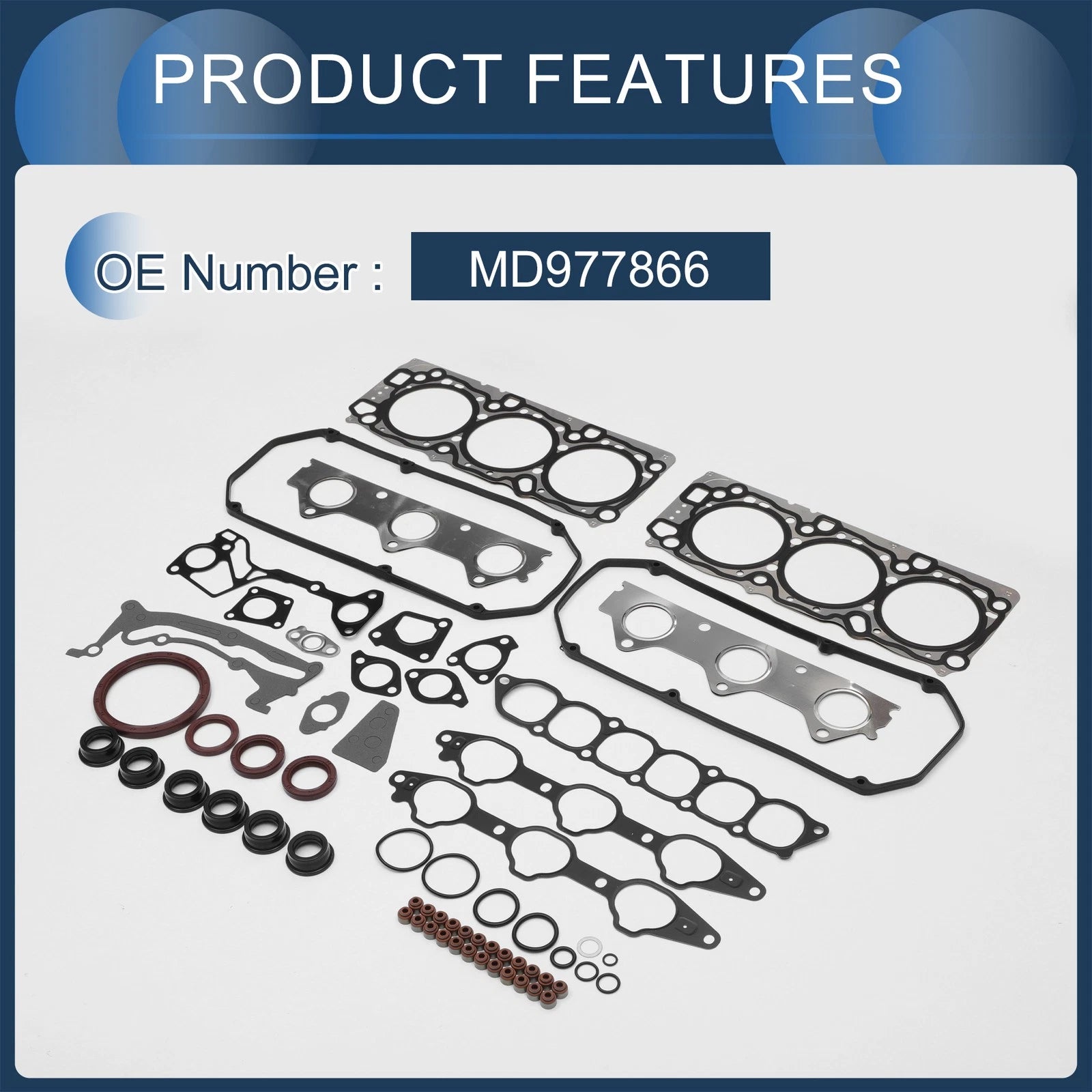 Cylinder Head Gasket Kit MD977866 for Mitsubishi 6G72 (1993–1996)