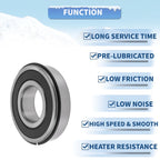 Deep Groove Ball Bearing 6310NR2RS for Scooter Skateboard (50x110x27mm)