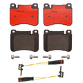 Set of 4 Front Brake Pads Ceramic for Mercedes W203 (2000–2006) 949