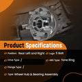 Rear LH RH Wheel Hub Bearing for Acura TL Honda Accord (2003–2008) 951845