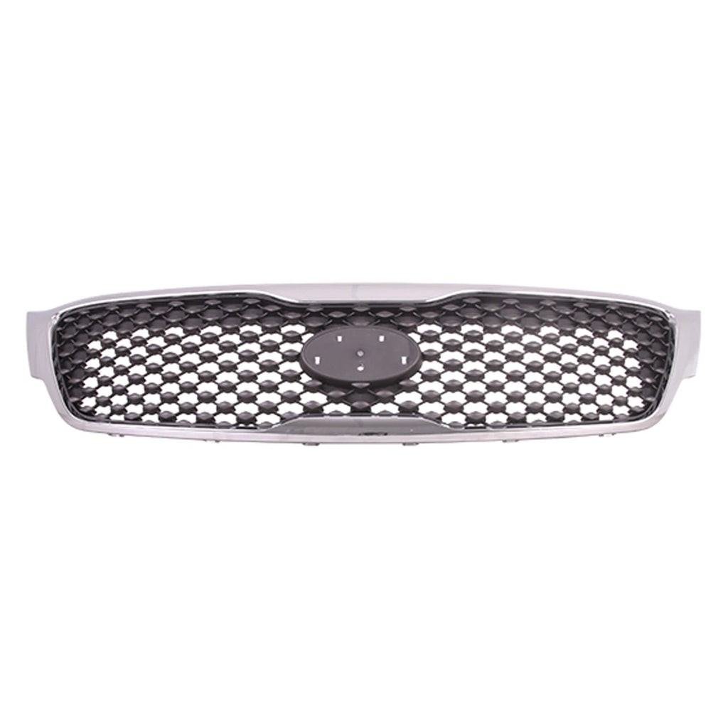 Replacement Black Chrome/Matte Plastic Grille For 2016-2018 Kia Sorento