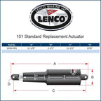 Standard Replacement Actuator for Lenco 15054-001