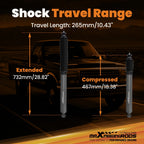 Rear Lift Shocks for Ford F-150 Lightning RWD (1999–2003) 2.5-4.5"