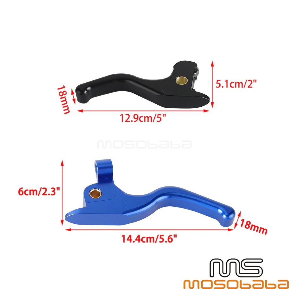 Finger Hand Brake Clutch Levers for Harley Touring Electra Glide (14-16)