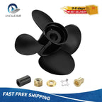 13 x 19 Aluminum Boat Propeller for Mercury 40-140HP (4-Blade, 15 Tooth)