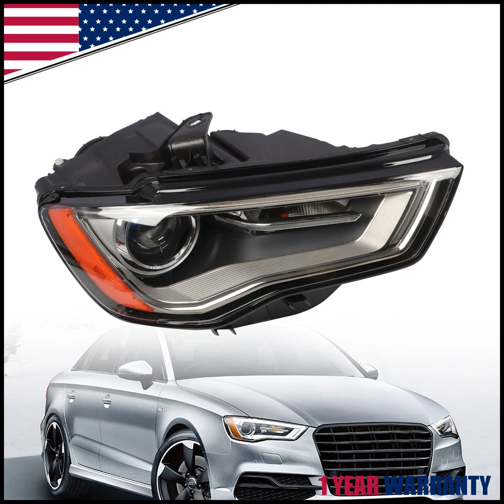 HID/Xenon Headlight for Audi A3 S3 (2015–2016) AU2503191 Right Passenger Side