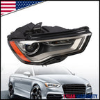HID/Xenon Headlight for Audi A3 S3 (2015–2016) AU2503191 Right Passenger Side