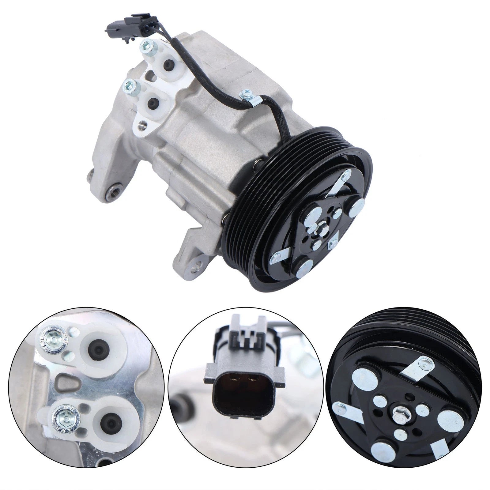 A/C Compressor & Clutch for Dodge Ram 1500 2500 3500 (2003–2008)