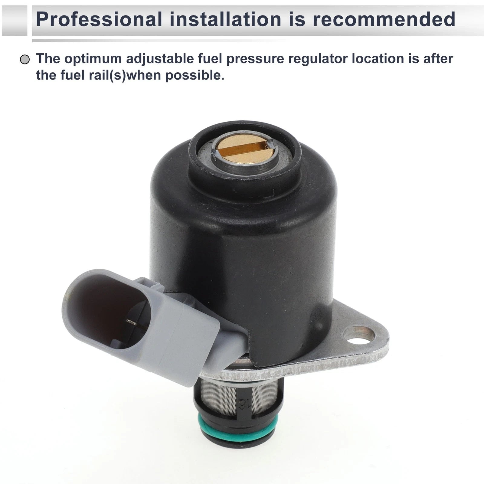 Fuel Pressure Regulator for Kia Sedona (2006–2024) No. 9109930/9307Z530A 20-70 Psi