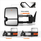 Powered towing mirrors for Chevy GMC C/K (1988–2000) w/amber turn signal
