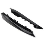 Front Side Bumper Grille Insert Cover Trim for Jaguar XF (2012–2015) Black Pair