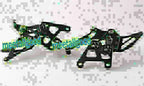Grey Rearset Foot Pegs for Honda CBR 250R (2010-2014)