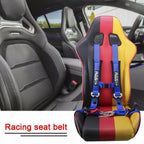 2 Inch Blue 4 Point Camlock Quick Release Racing Harness