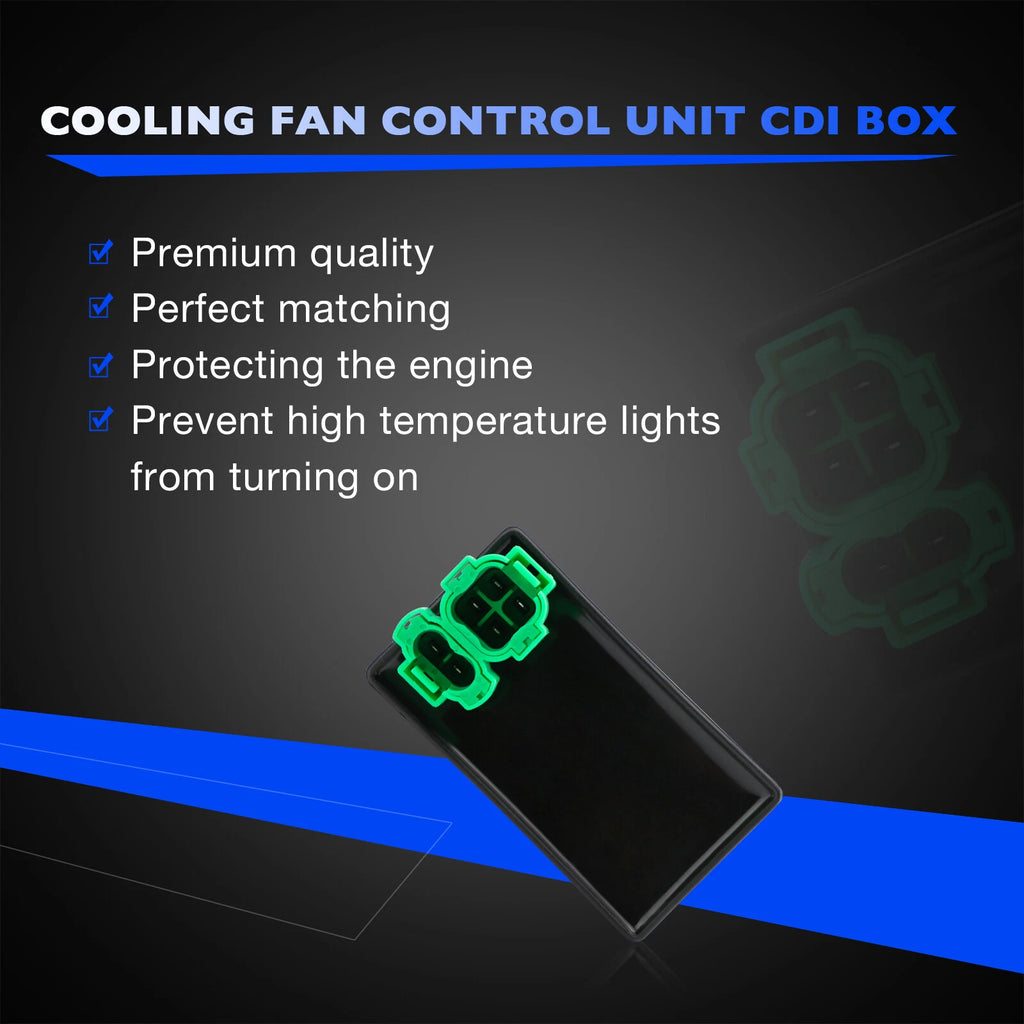 Cooling Fan Control Unit CDI Box for Honda TRX400FW TRX450ES FE FM (1995–2004)