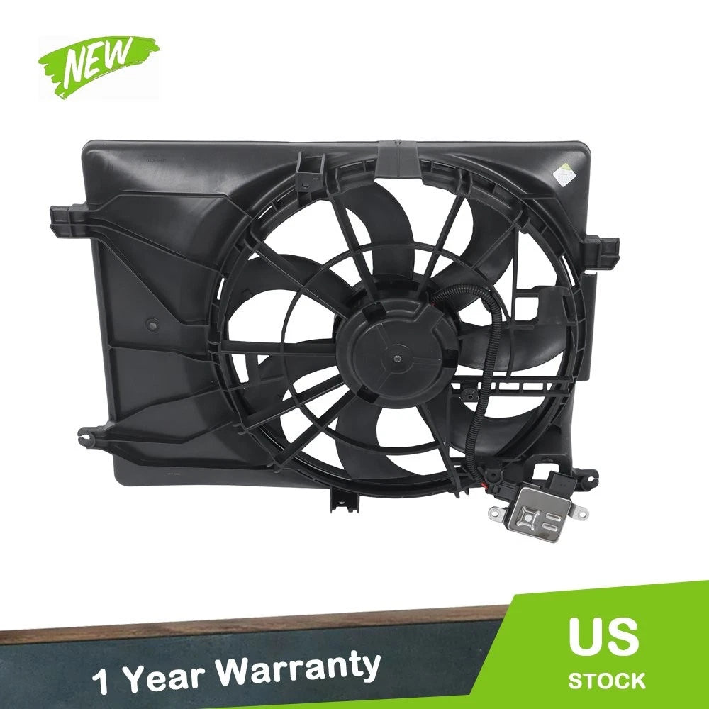 Cooling Fan Assembly with Control Module for Hyundai Tucson Kia Sportage (2016–2021)