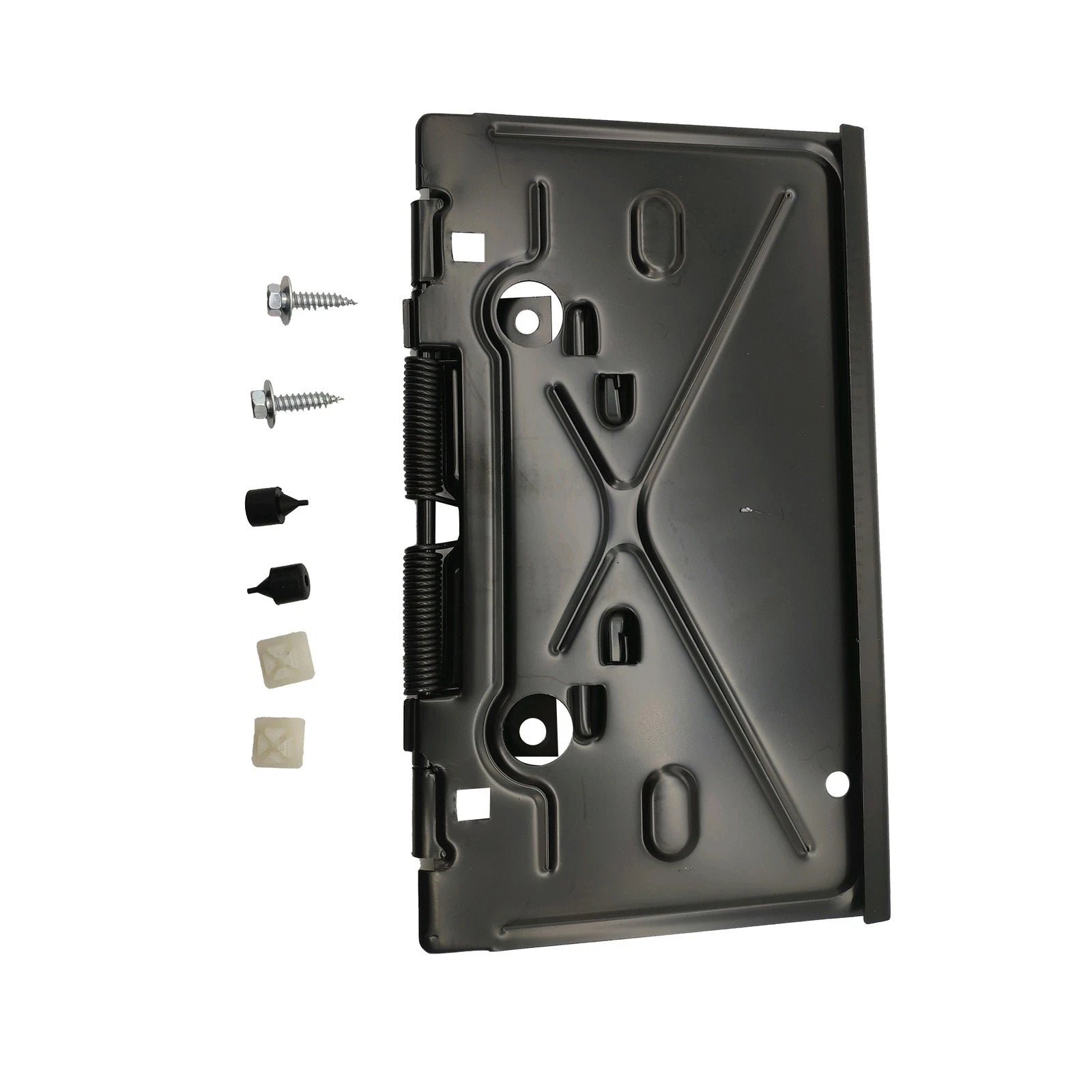 Rear License Plate Tag Bracket for Chevy Camaro (1969), Chevelle (1968-1972), Impala (1968-1970)