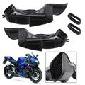 Black ABS Ram Air Tubes Duct Intake for Suzuki GSXR600 GSXR750 (2006–2007)