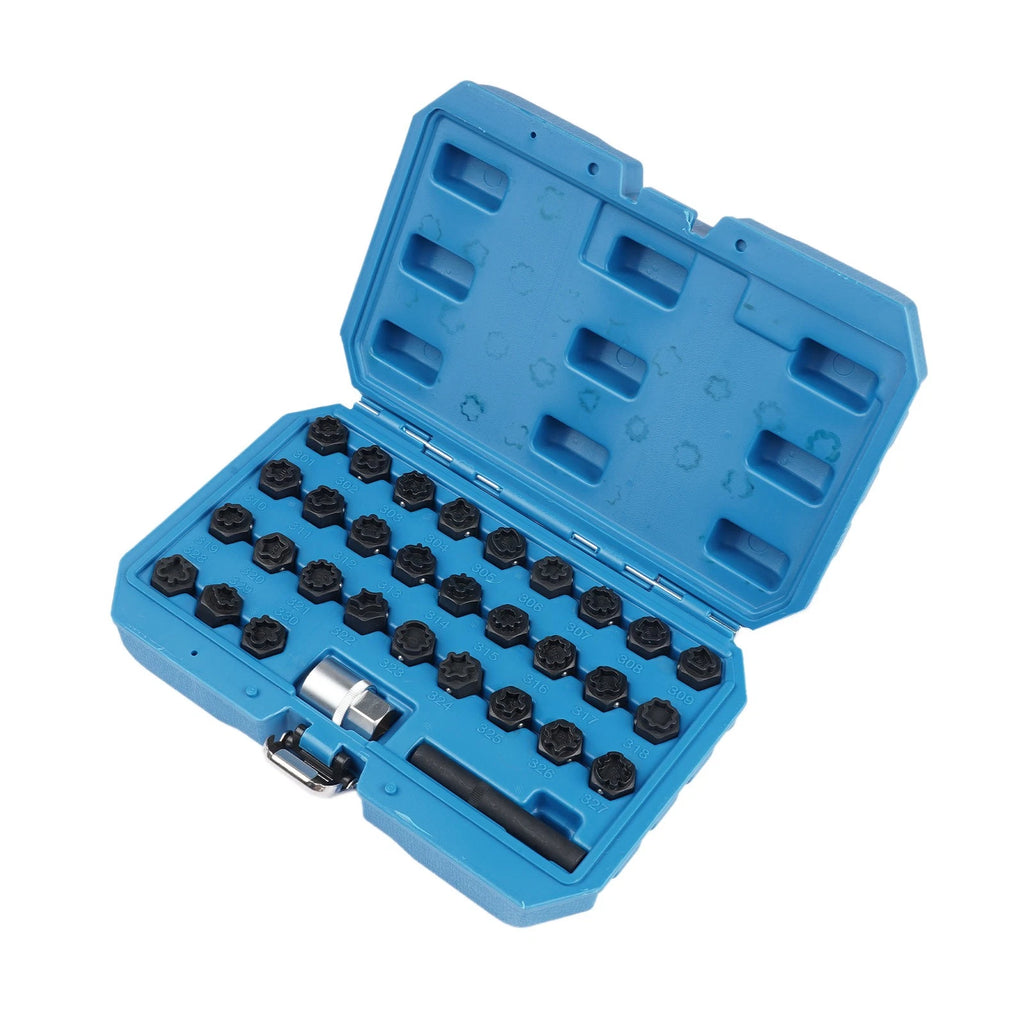 Set of 4 Wheel Lock Lug Nut Removal Tools for Mercedes A B C E S