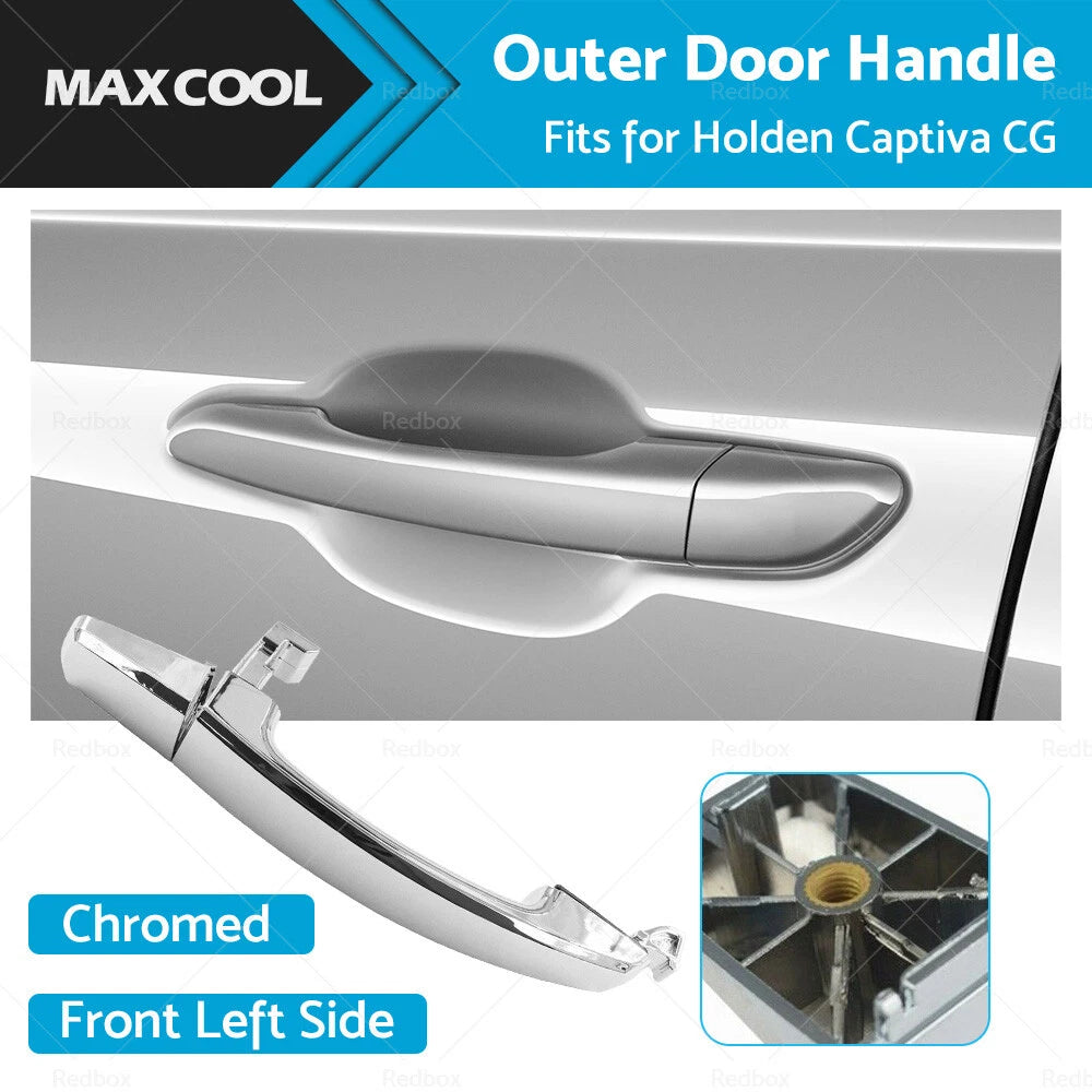 LH Front Outer Door Handle Chrome for Holden Captiva (2006–2018)