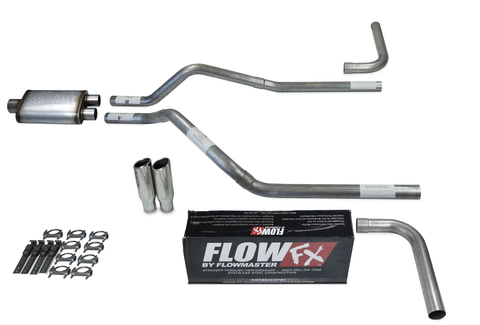 2.5" Dual Exhaust Kit for Chevy Blazer (1995–1999) Flowmaster Flow FX