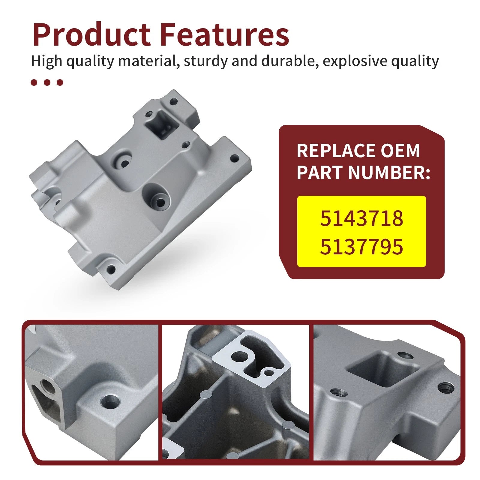 Transmission Joint Bracket Mount for Polaris RZR 900, RZR S 900 (2013–2025)