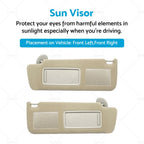 Set of 2 Sun Visors for Toyota Prado TRJ120 RZJ120 LJ120 KZJ120 KDJ120