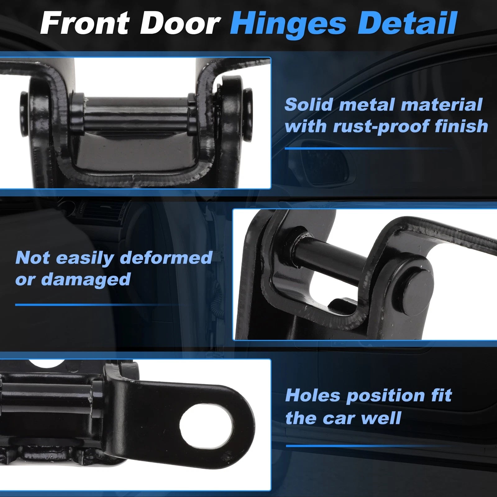 Front Passenger Upper Side Door Hinge Assembly for Nissan Altima (No. 80400ZP80A)