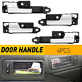 Set of 4 Chrome Interior Door Handles for Mercury Milan (2006–2011)
