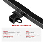 Trailer Hitch Receiver for Kia Sportage Hyundai Tucson (2011–2015)