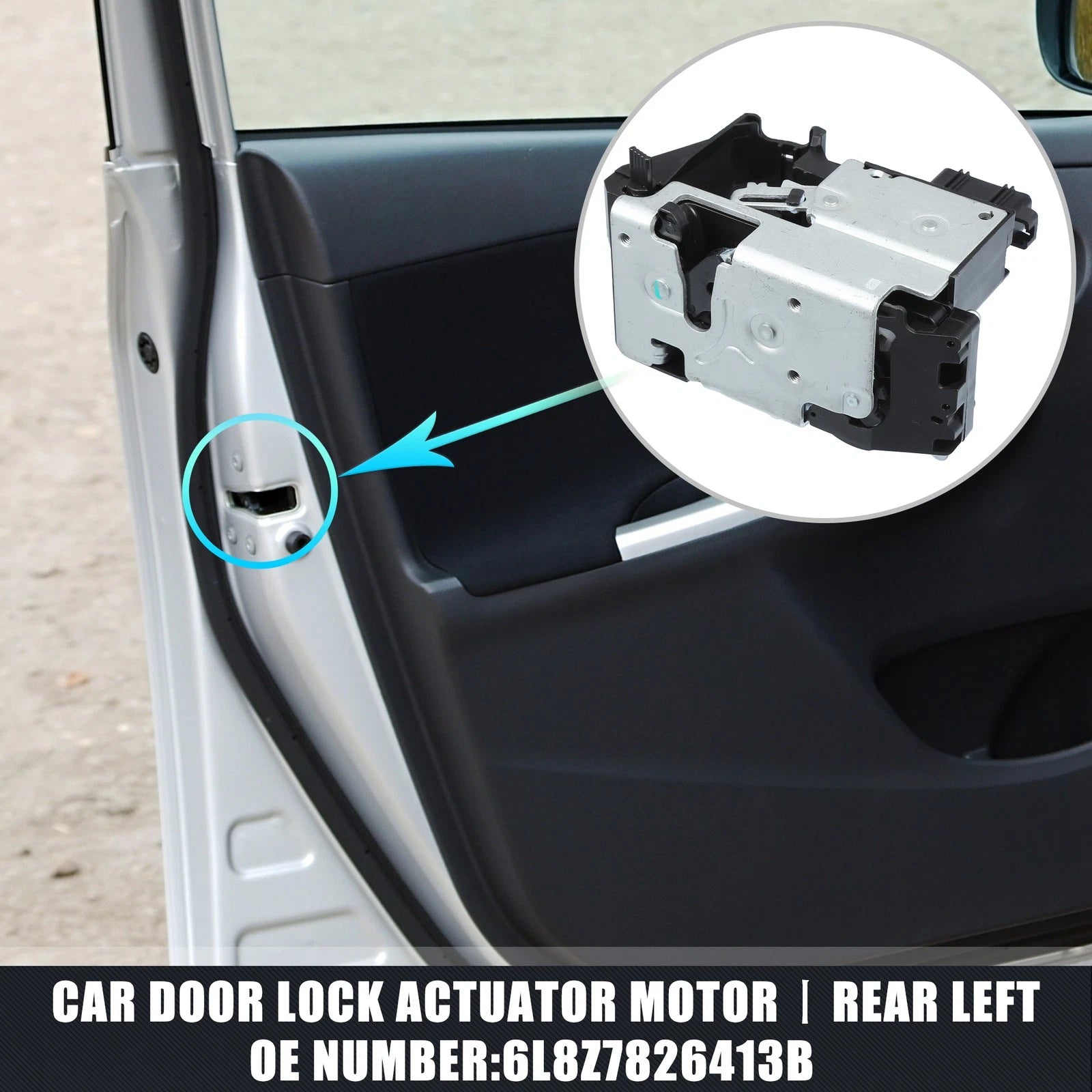 Rear Left Power Door Lock Actuator for Ford Escape (2001–2007) No.6L8Z7826413B