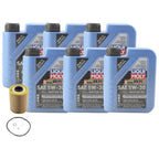 6L Liqui Moly Longtime HighTech 5W30 Engine Oil Change Kit for BMW E34 525i (1988–1995)