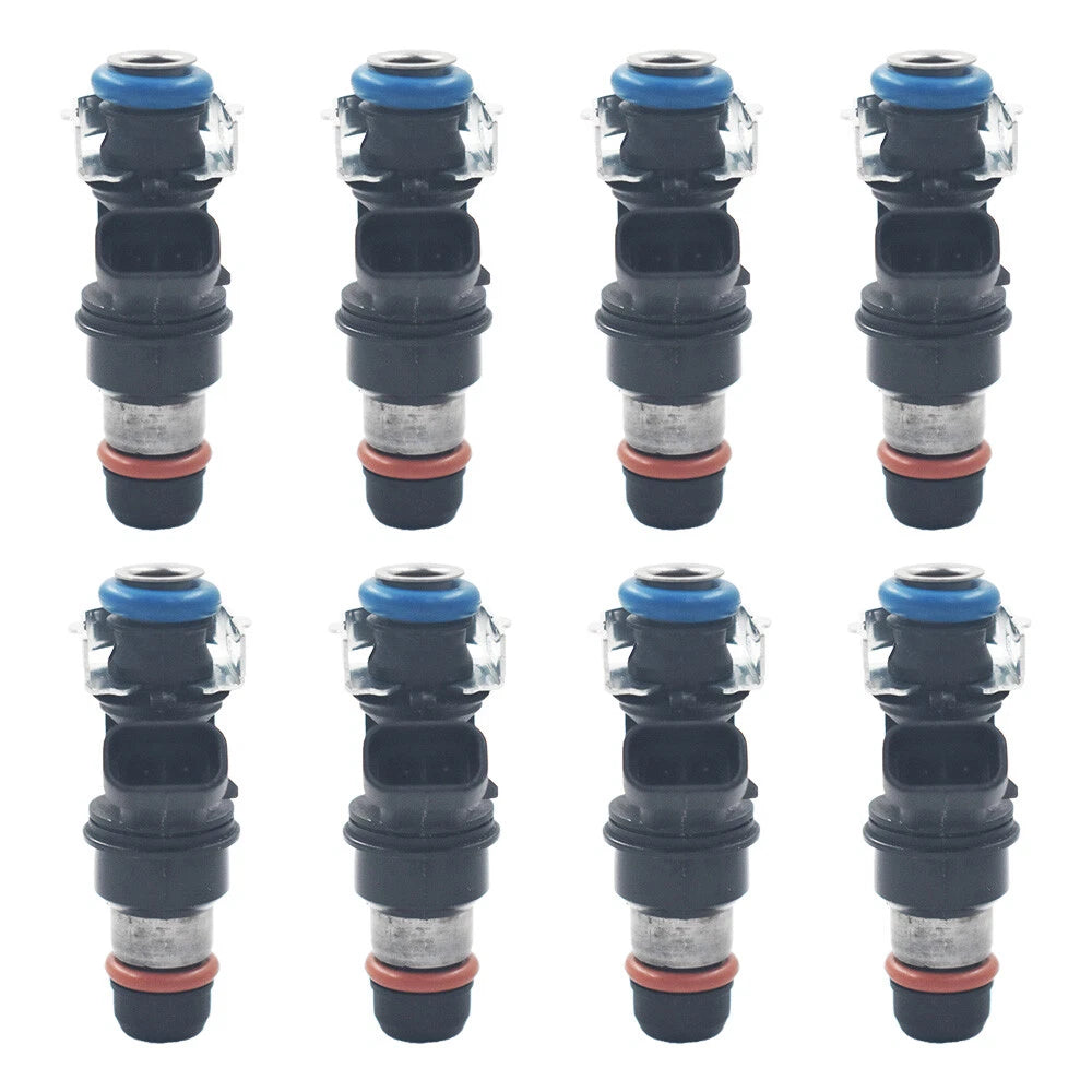 Set of 8 Fuel Injectors for GMC Cadillac Chevy (2001–2007) 4.8L 5.3L 6.0L