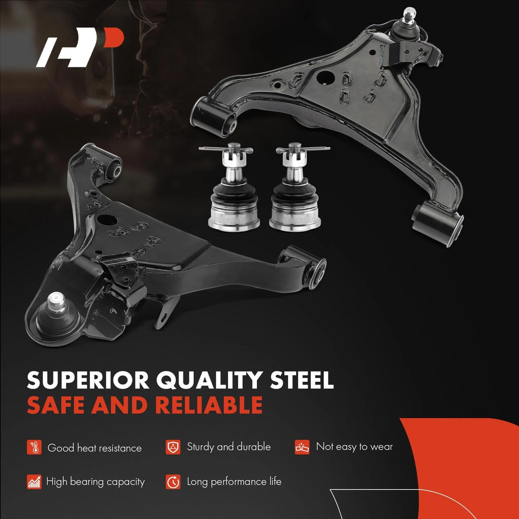 Set of 4 Front Control Arms with Ball Joints for Nissan Frontier (2005–2018)