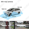 4 Way 360�� Bird View Panoramic Parking Camera System for Car DVR