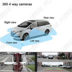 4 Way 360�� Bird View Panoramic Parking Camera System for Car DVR